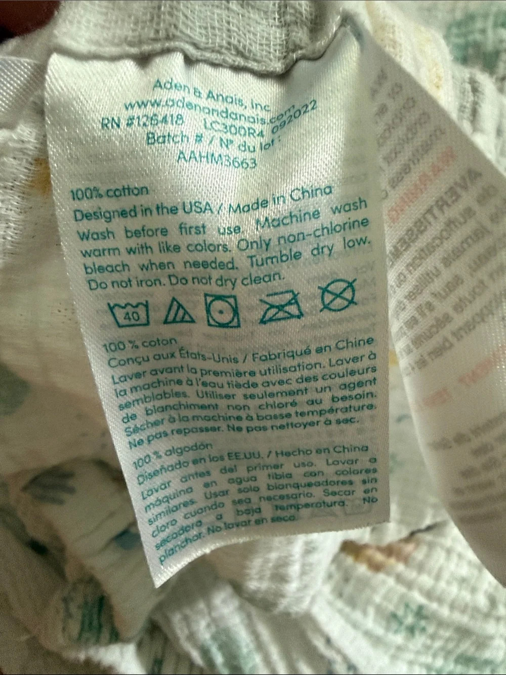 Aden + Anais Muslin cotton Fitted baby Crib sheet - space adventure Print